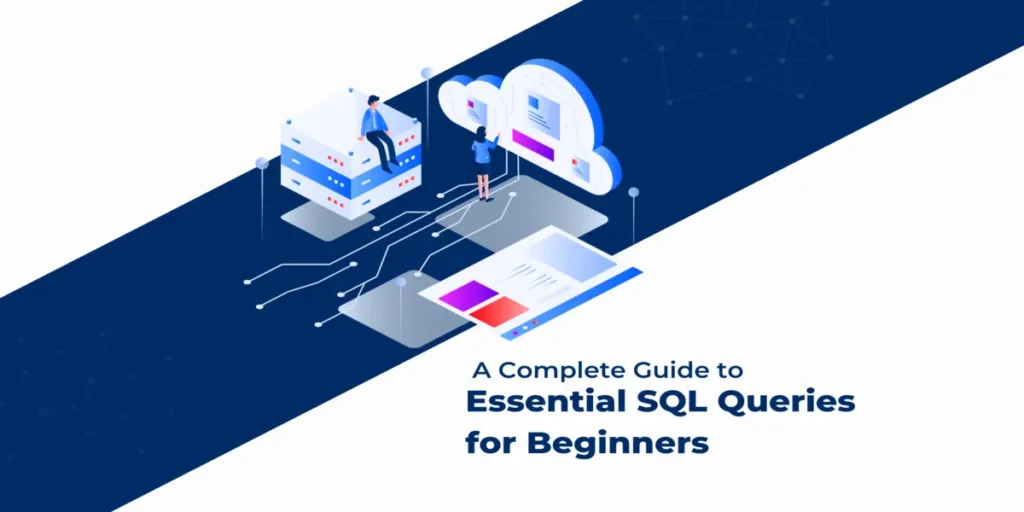 SQL Queries example showing SELECT, WHERE, and ORDER BY statements.