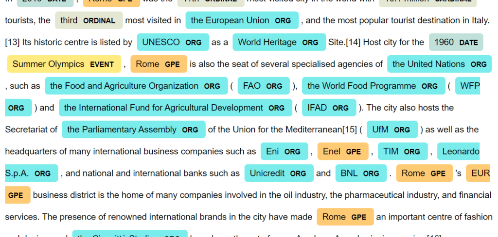 named entity recognition in nlp